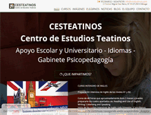 Tablet Screenshot of cesteatinos.com